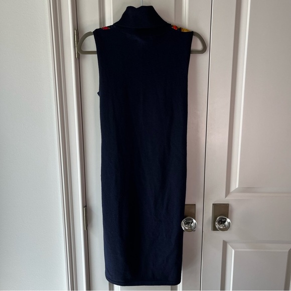 Lauren Ralph Lauren Silk and Wool Equestrian Print Sweater Dress size XS - Picture 3 of 8
